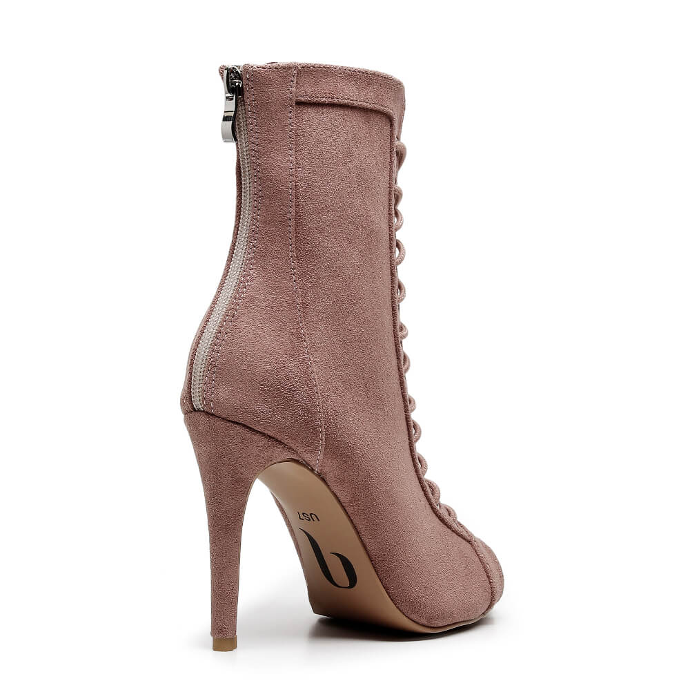 Sierralynn - Blush Vegan Suede - Street Sole