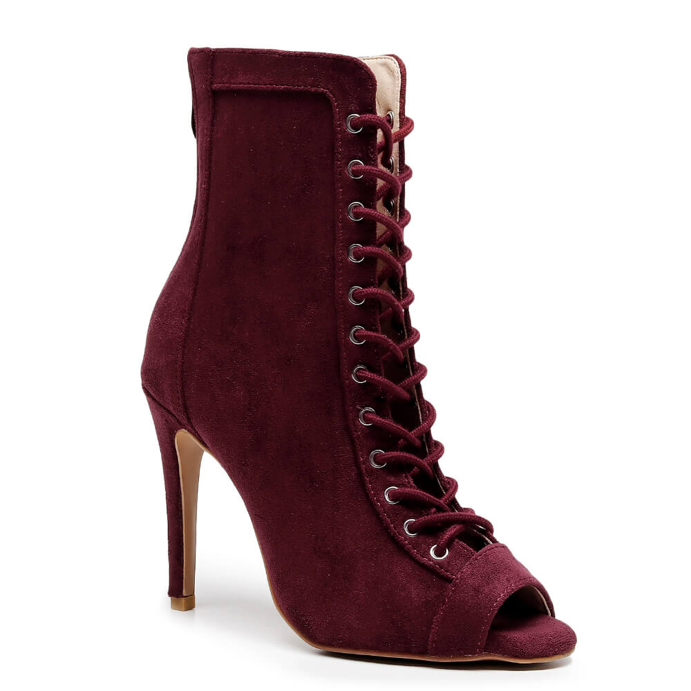 Sierralynn - Eggplant Vegan Suede - Street Sole