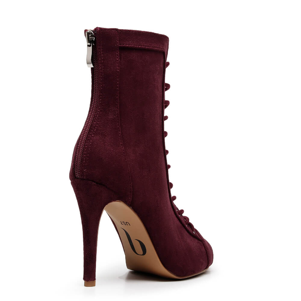 Sierralynn - Eggplant Vegan Suede - Street Sole