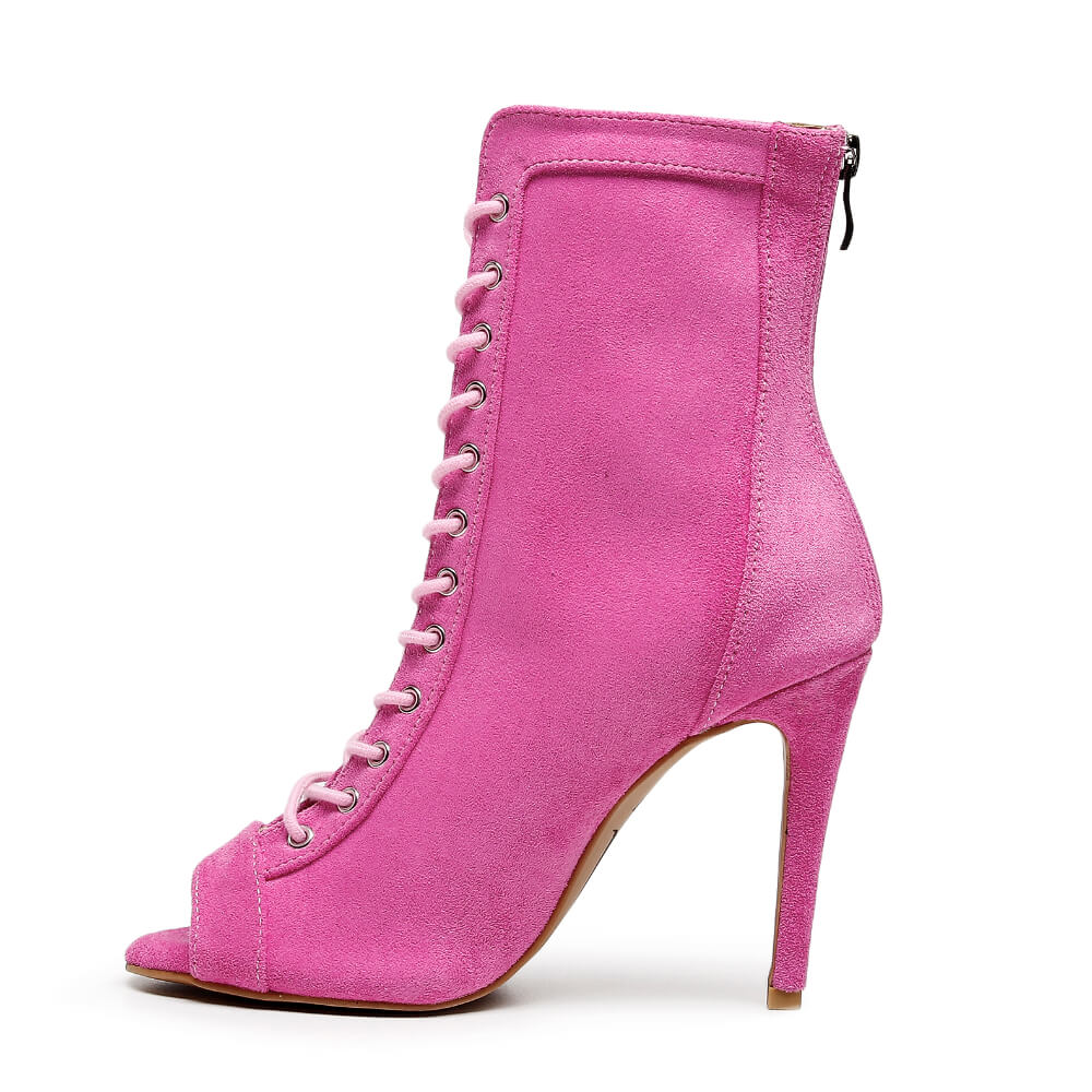 Sierralynn - Magenta Vegan Suede - Street Sole