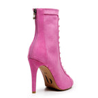 Sierralynn - Magenta Vegan Suede - Suede Sole (Dance Floor Only)