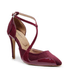 Silana - Burgundy Suede and Patent - Street Sole