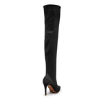 Skye Size Inclusive - Black Lycra - Street Sole - Thigh Variant Two