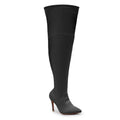 Skye Size Inclusive - Black Lycra - Street Sole - Thigh Variant Five