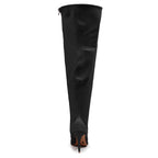 Skye Size Inclusive - Black Lycra - Street Sole - Thigh Variant Six