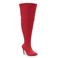 Skye Size Inclusive - Red Lycra - Street Sole - Thigh Variant Six