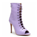 Sofiya - Lavender Vegan Patent - Street Sole
