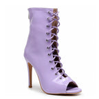 Sofiya - Lavender Vegan Patent - Street Sole