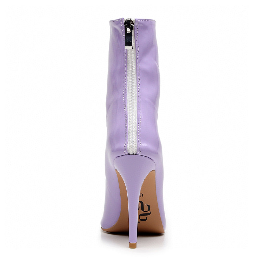 Sofiya - Lavender Vegan Patent - Street Sole