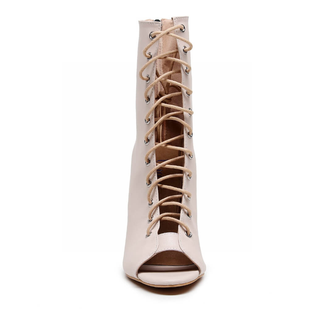 Sofiya Nude - Truly Nude Shade One - Suede Sole - Dance Floor Only