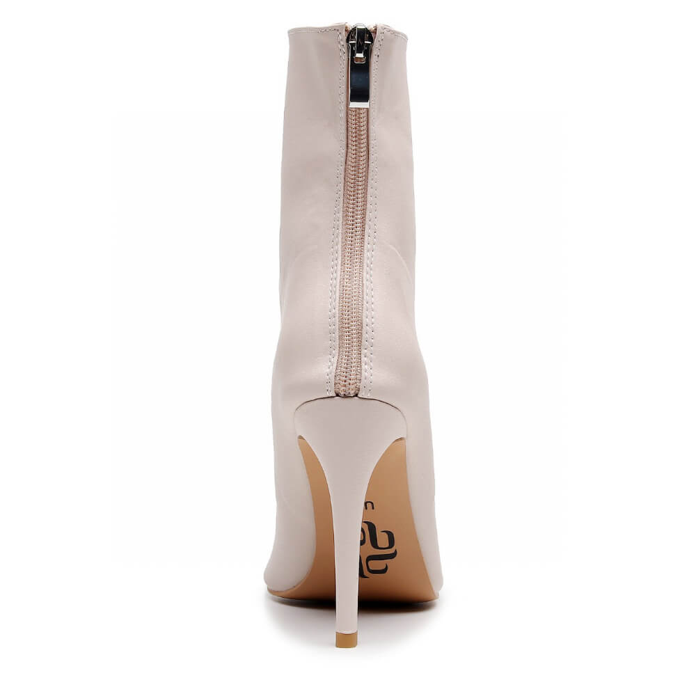 Sofiya Nude - Truly Nude Shade One - Suede Sole - Dance Floor Only