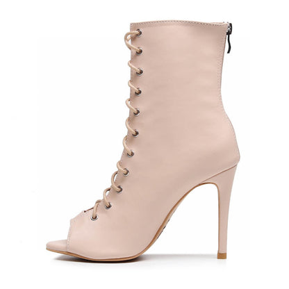 Sofiya Nude - Truly Nude Shade Two - Suede Sole - Dance Floor Only