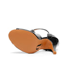 Starlette - Black Vegan Patent  - Street Sole