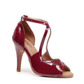 Starlette - Burgundy Vegan Patent  - Street Sole