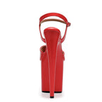 Tate - Red Vegan Patent - Street Sole