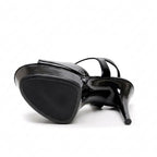 Tate - Black Wet Look - Street Sole