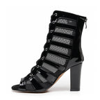 Tempest Wide Fit - Black Vegan Patent - Street Sole