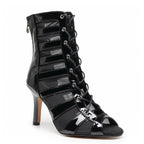 Tempest Wide Fit - Black Vegan Patent - Street Sole