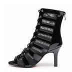 Tempest Wide Fit - Black Vegan Patent - Street Sole