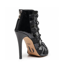 Tierre - Black Vegan Patent - Street Sole