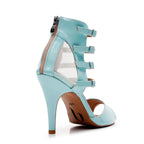 Treasure - Pastel Blue Vegan Patent - Street Sole