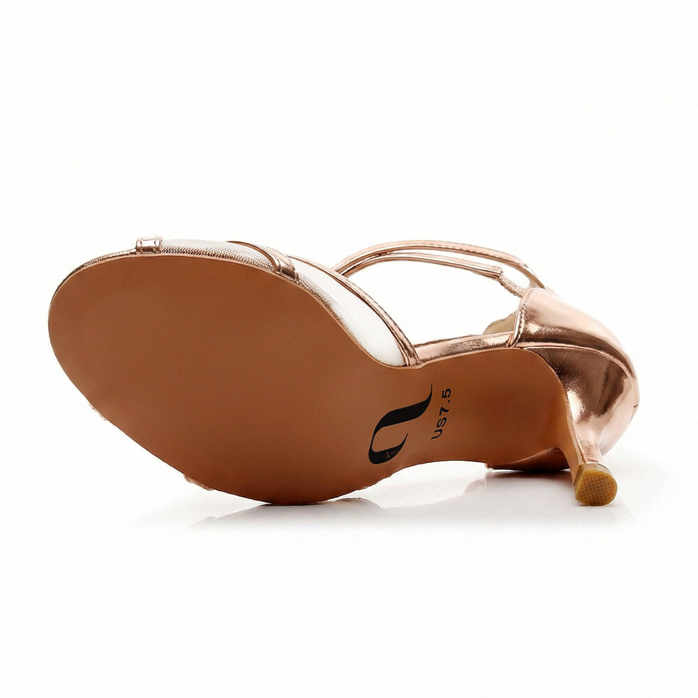 Tylar - Gold Vegan Leather - Street Sole