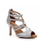 Vera Wide Fit - Silver Glitter - Street Sole