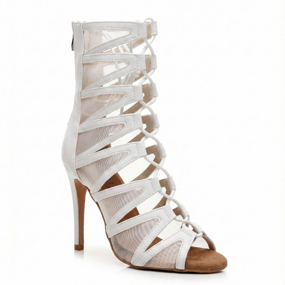 Vikky - White Vegan Leather - Street Sole