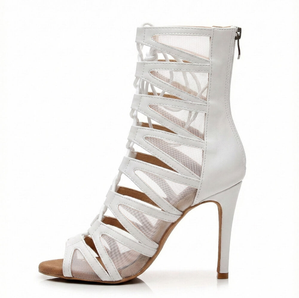 Vikky - White Vegan Leather - Street Sole