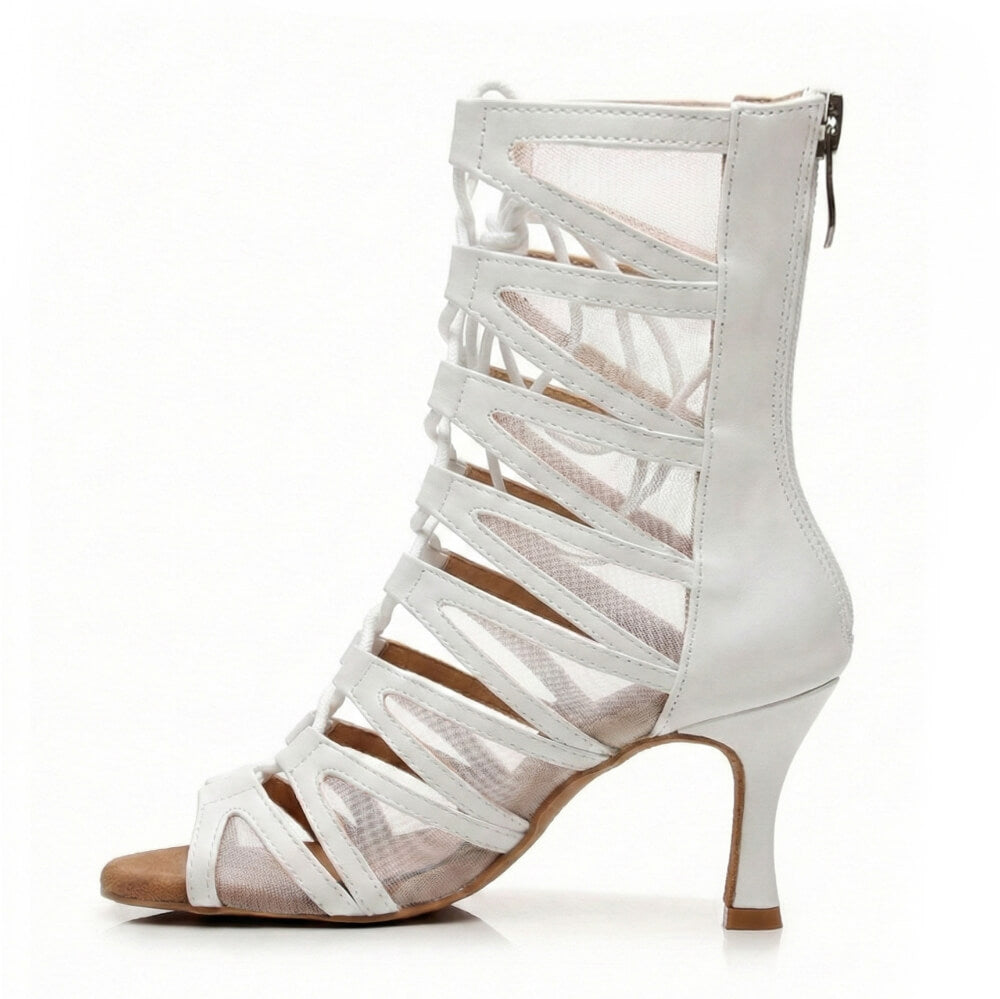 Vikky - White Vegan Leather - Street Sole