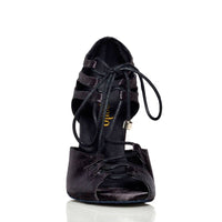 Alemana - Black Satin - Street Sole