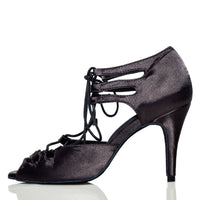 Alemana - Black Satin - Street Sole