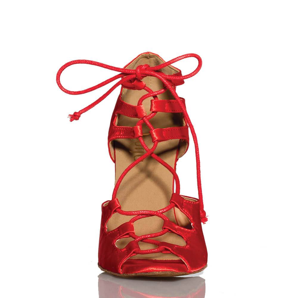 Alemana - Red Satin - Street Sole