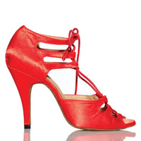 Alemana - Red Satin - Street Sole