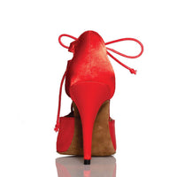 Alemana - Red Satin - Street Sole