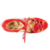 Alemana - Red Satin - Street Sole