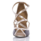 Arlette - Black Satin - Street Sole