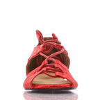 Legato - Red Satin - Street Sole