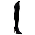 Whitneyy - Vegan Ultra Stretch Suede Black - Street Sole - Thigh Variant Zero