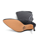 Whitneyy - Vegan Ultra Stretch Suede Black - Street Sole - Thigh Variant Six