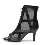 Xiomara Wide Fit - Black Vegan Leather - Street Sole