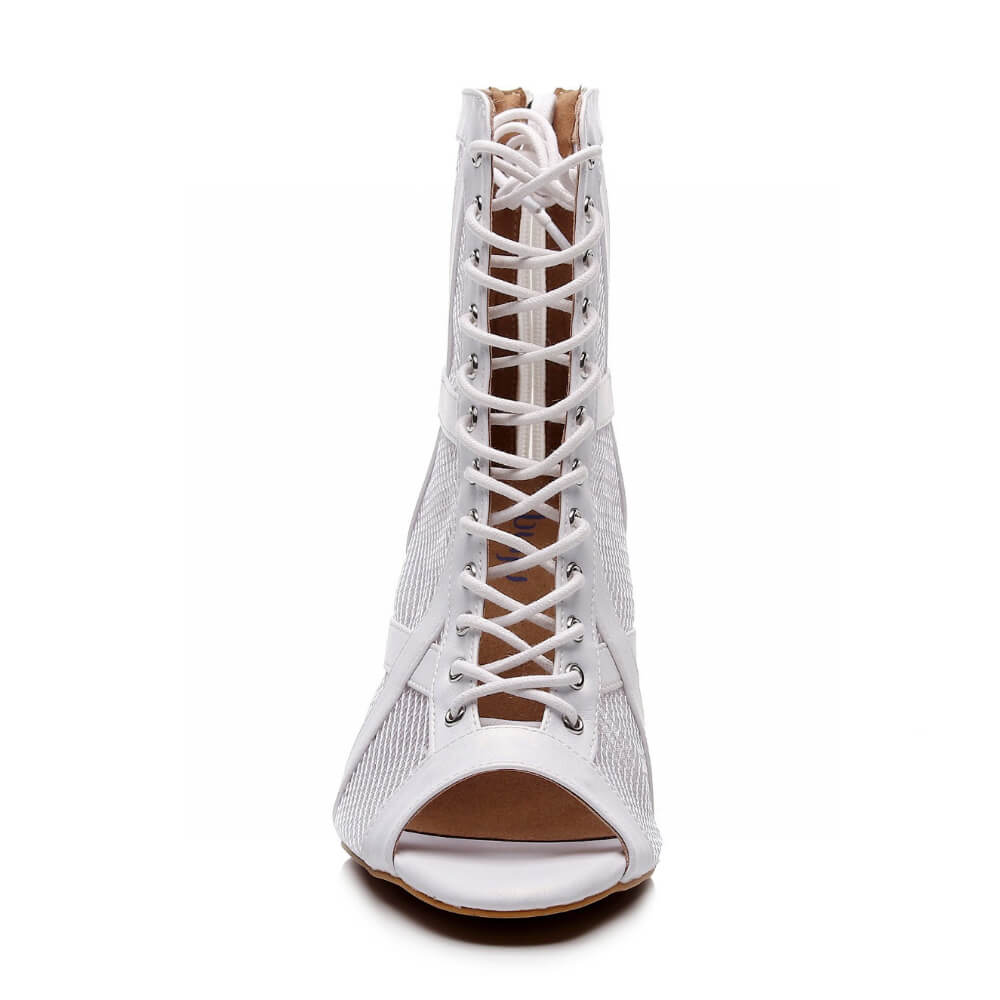 Xiomara Wide Fit - White Vegan Leather - Street Sole