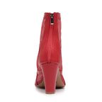 Xiomara Wide Fit - Red Vegan Leather - Street Sole