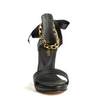 Yara Chain - Black Vegan Leather - Street Sole