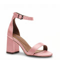 Zoe Block - Light Pink Satin - Street Sole