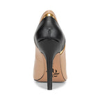 Alara - Noir et beige - Semelle de rue