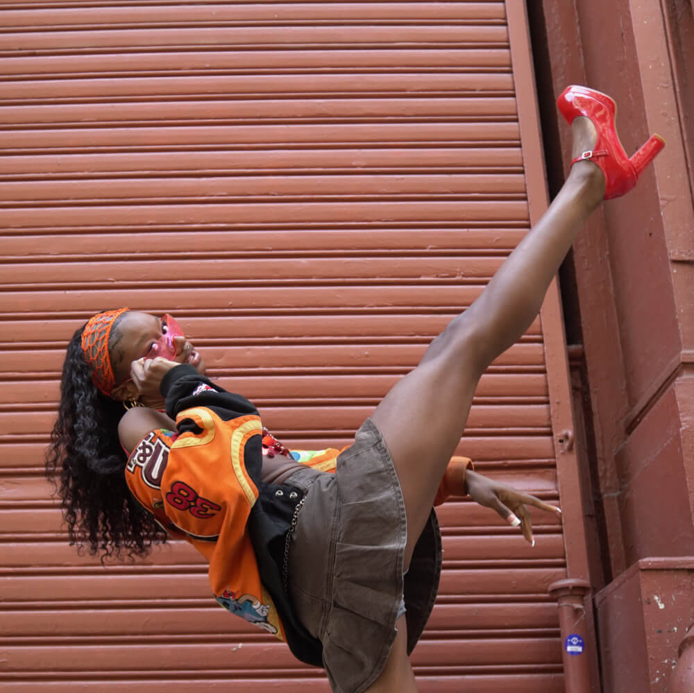 Claudia - Blood Orange Patent - Street Sole