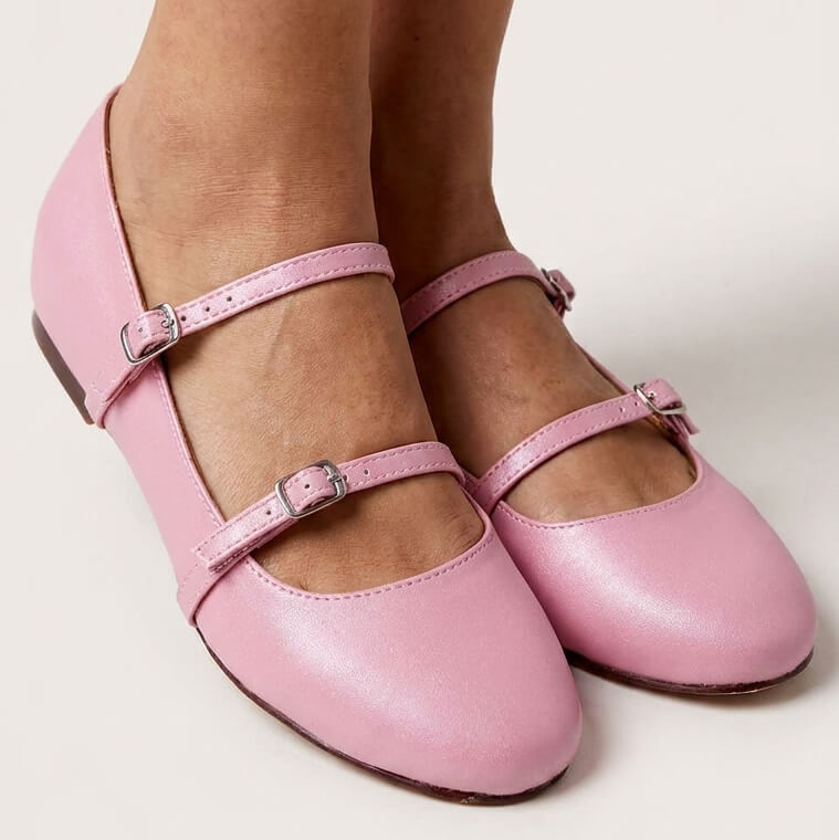 Gale - Light Pink Vegan Leather - Street Sole