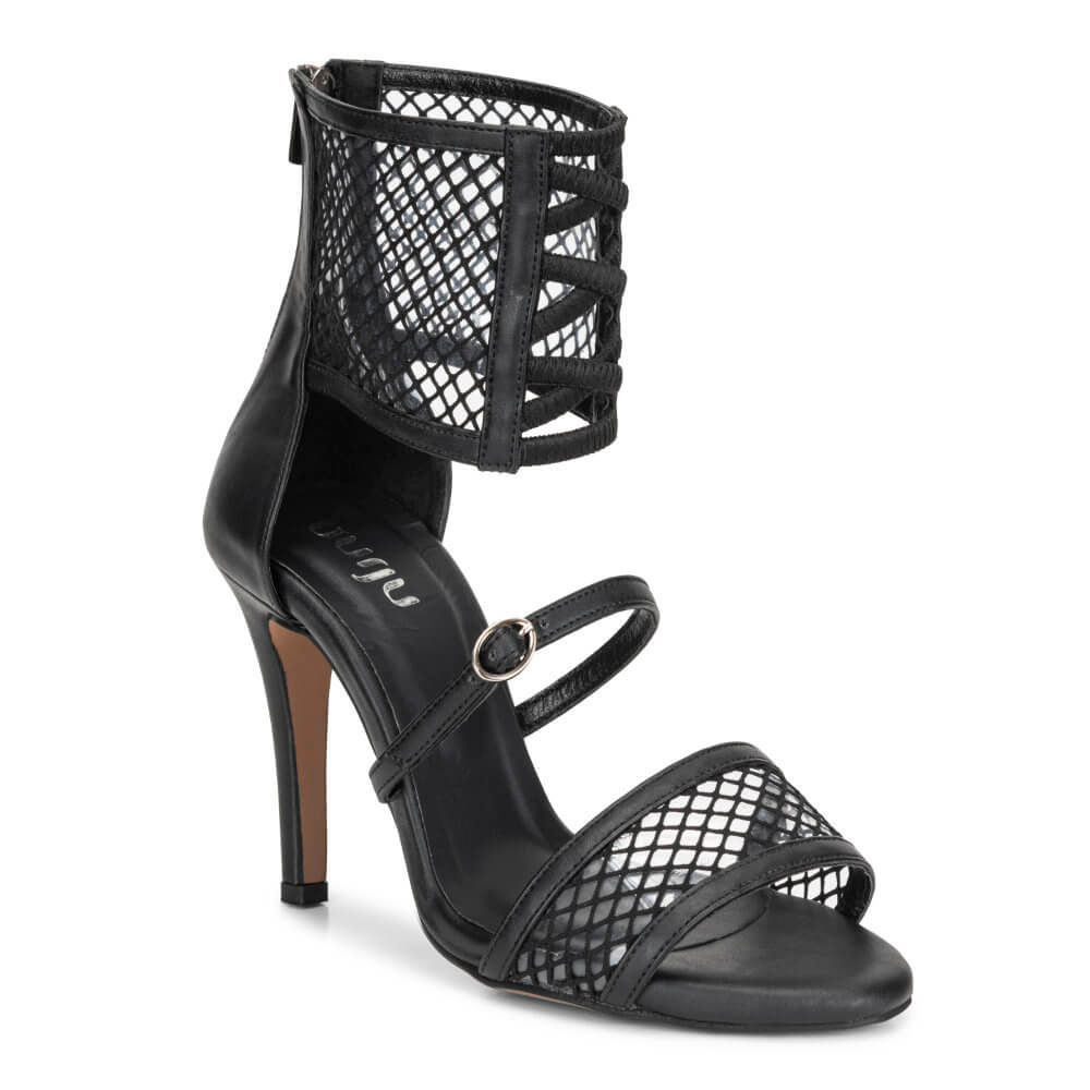 Hannah - Cuir végan noir - Semelle Street