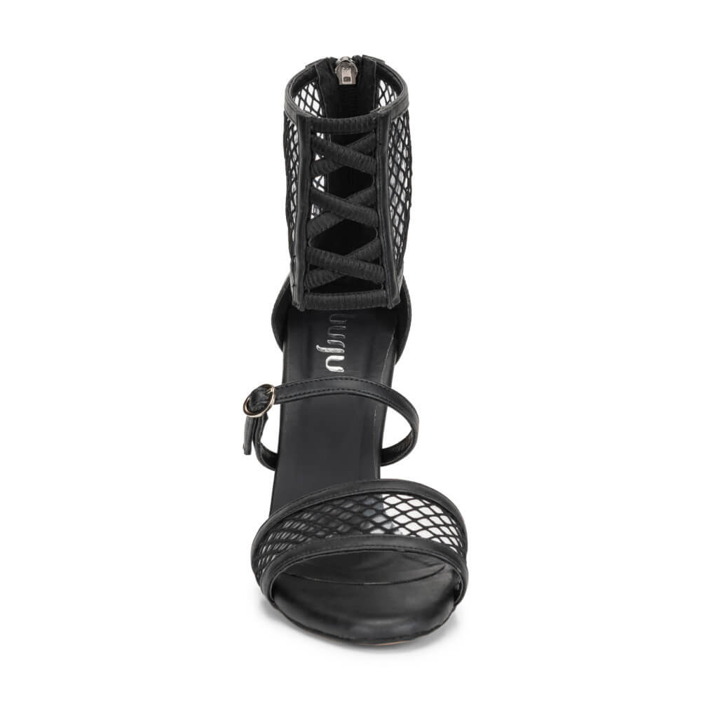 Hannah - Cuir végan noir - Semelle Street